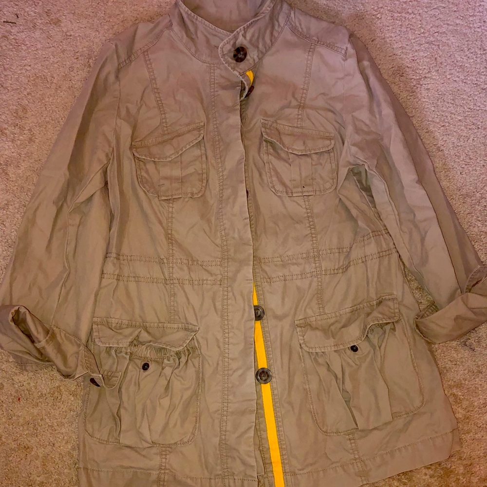 Button Down Cargo Coat - image 1